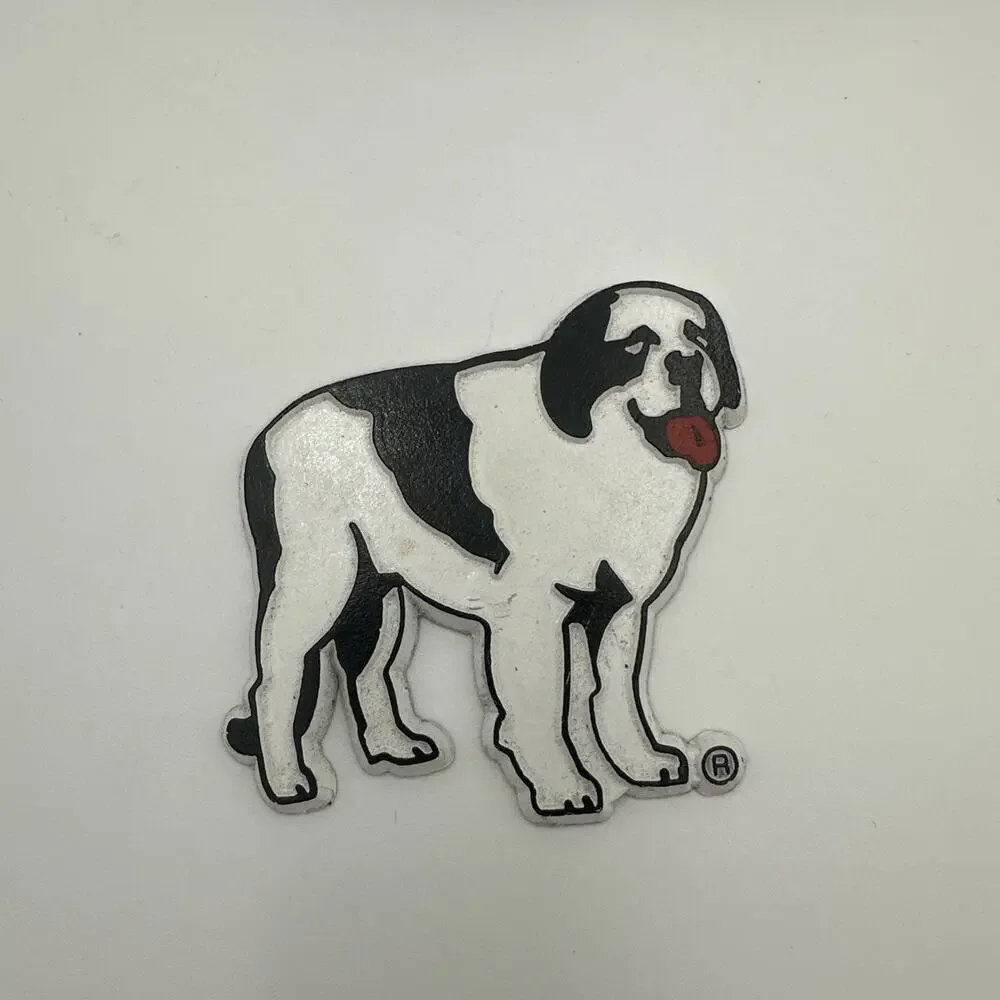 Vtg Big Dogs Large 100% Cotton Beach Towel And Magnet